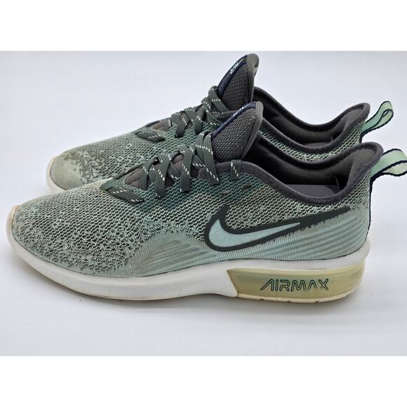 Nike Air Max Sequent 4 Women's Running Shoe Mineral Spruce/Teal Tint SZ 7 - Picture 1 of 8